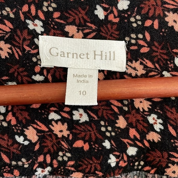 Garnet Hill | Clio Blouse. Floral Boho Button down. Size 10. Cottage core. - Picture 4 of 6
